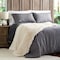 Hastings Home Faux Fur Throw Blanket, Luxurious, Soft Hypoallergenic Long Pile with Sherpa Back 60"x70" (White) 508025HUZ - alternate 3